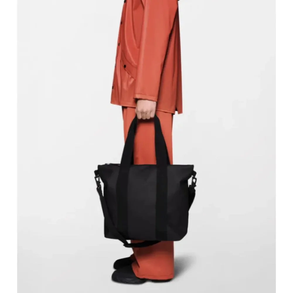 Rains Tote Bag Mini Waterproof Black